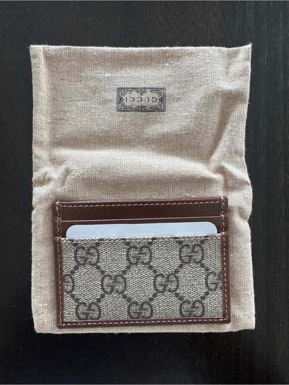 Gucci Ophidia GG Supreme Canvas Card Holder | Brand New | with Box & Dust Bag - Picture 2 of 5